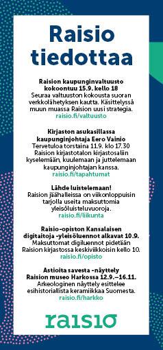 Raisio tiedottaa