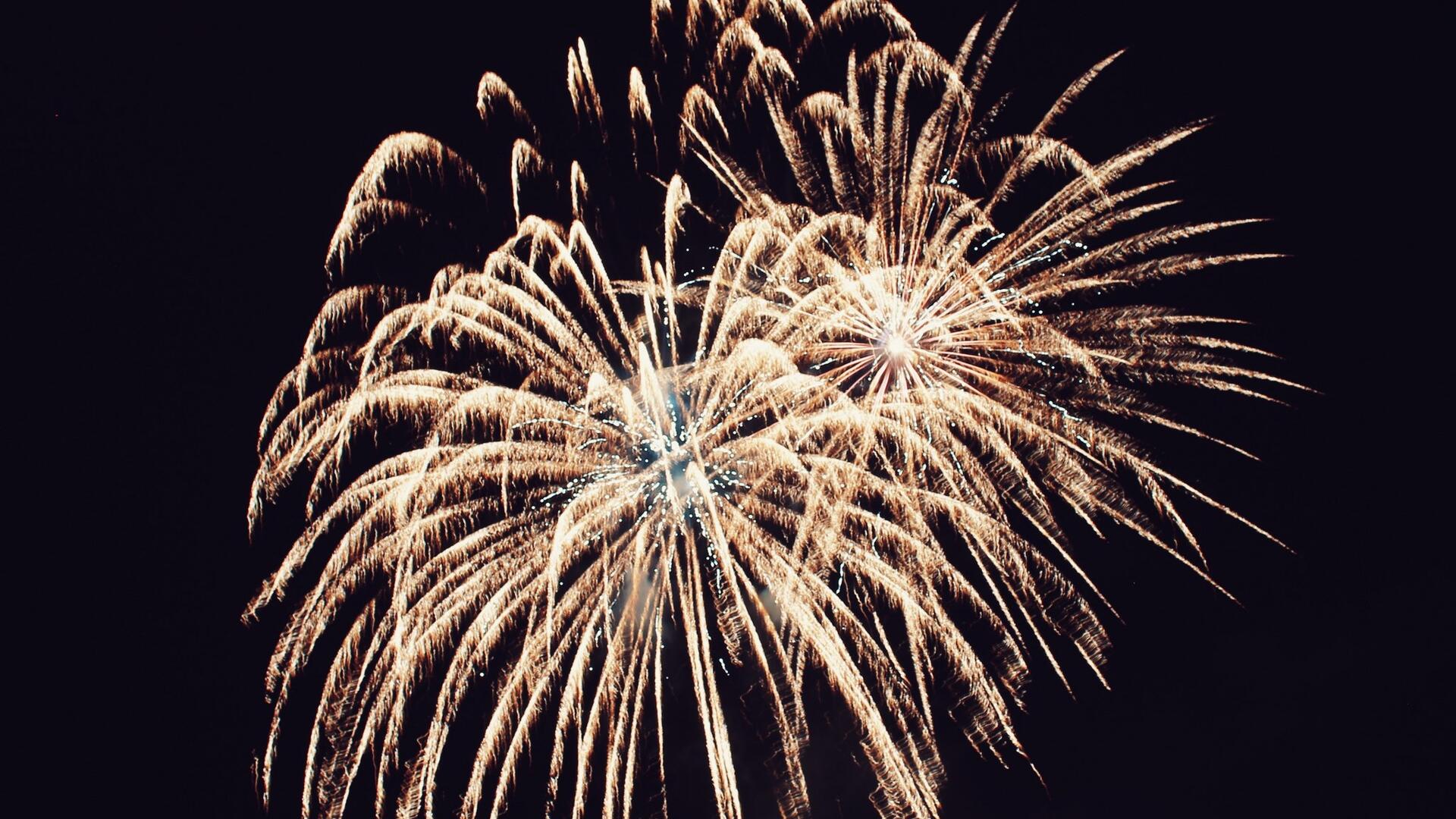 Kuvituskuva ilotulitus. 