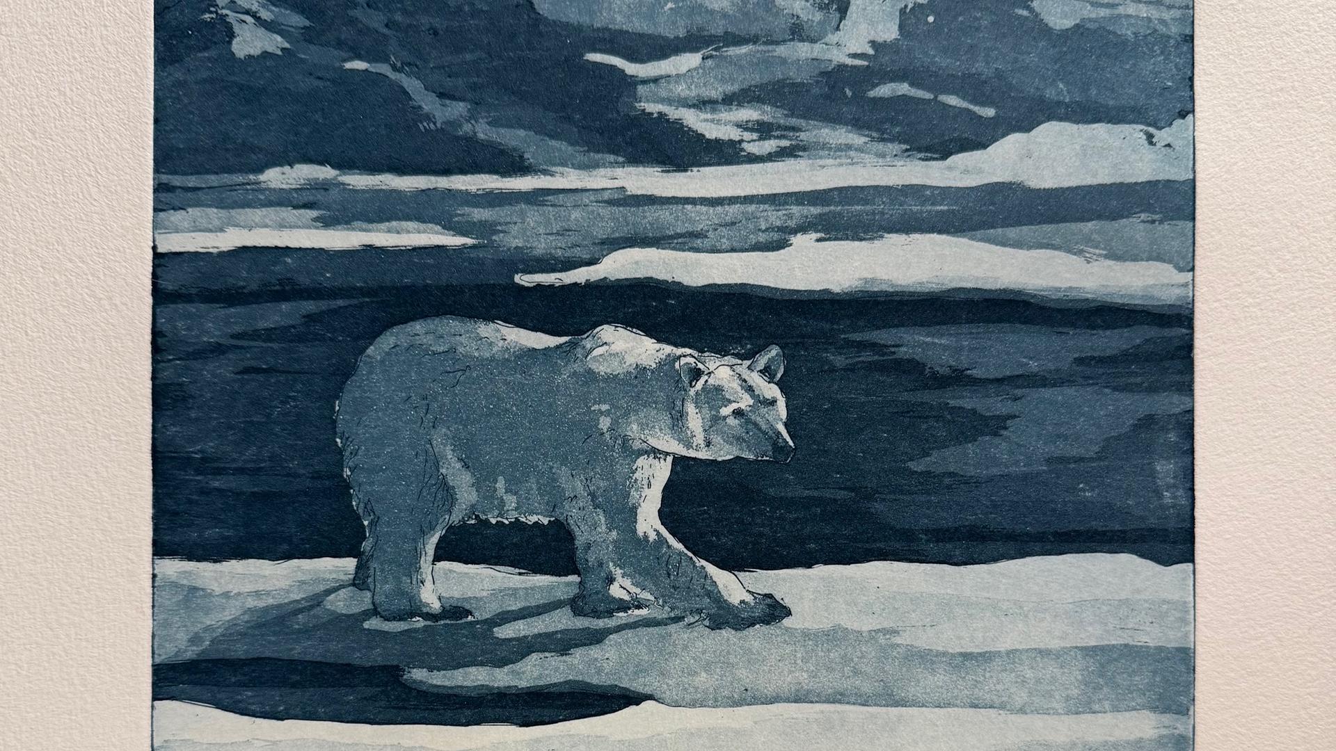 Margit Hirvonen, Pohjolan valtias, 2025, etsaus akvatinta