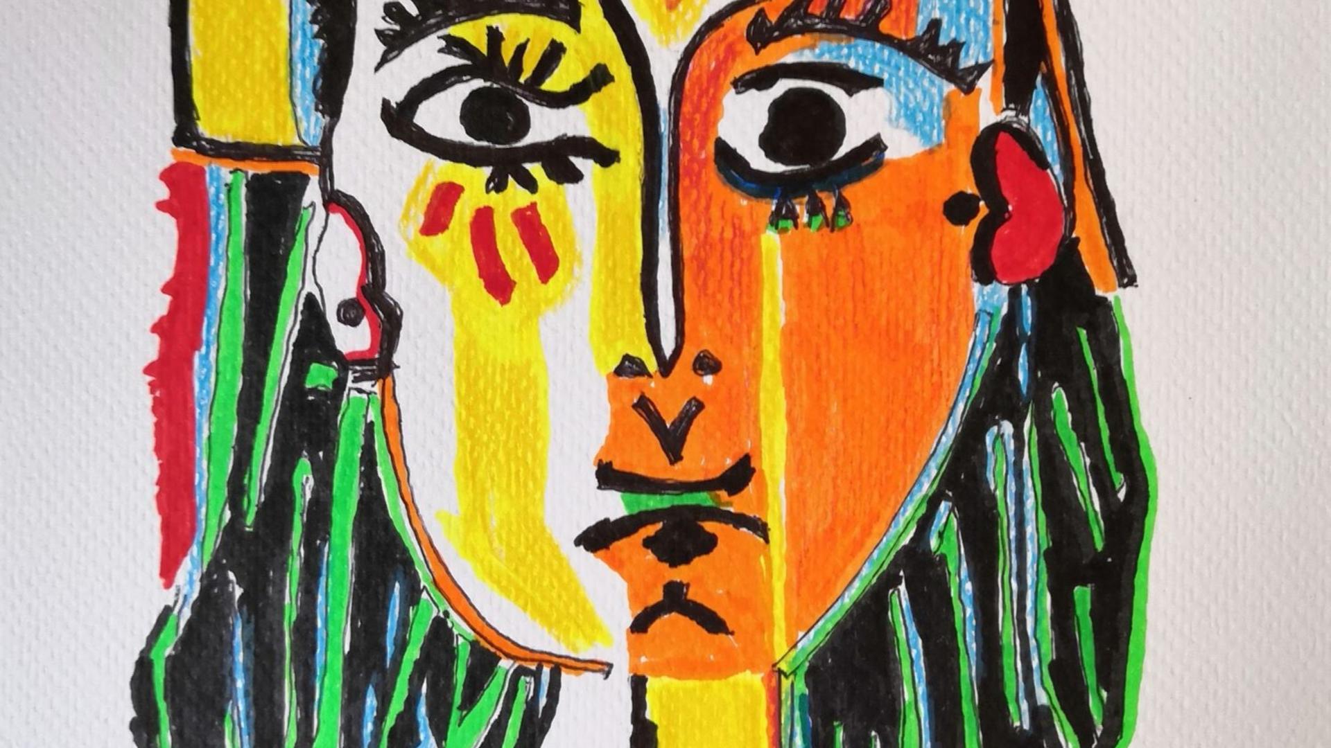 Taide koskettaa-näyttelyn kuva