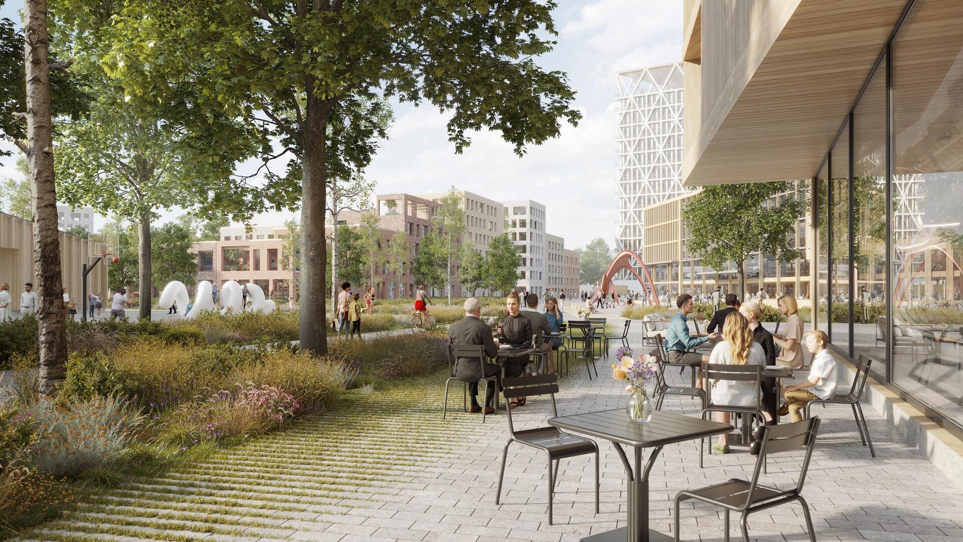 Visualisointi keskustakilpailun voittajateos.