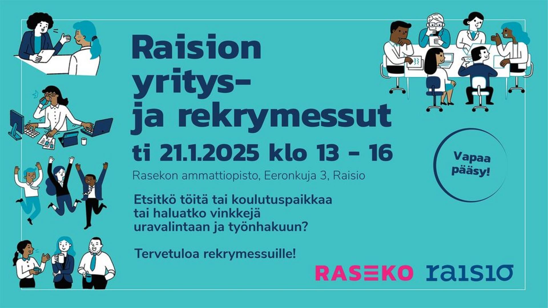 Rekrymessujen banneri