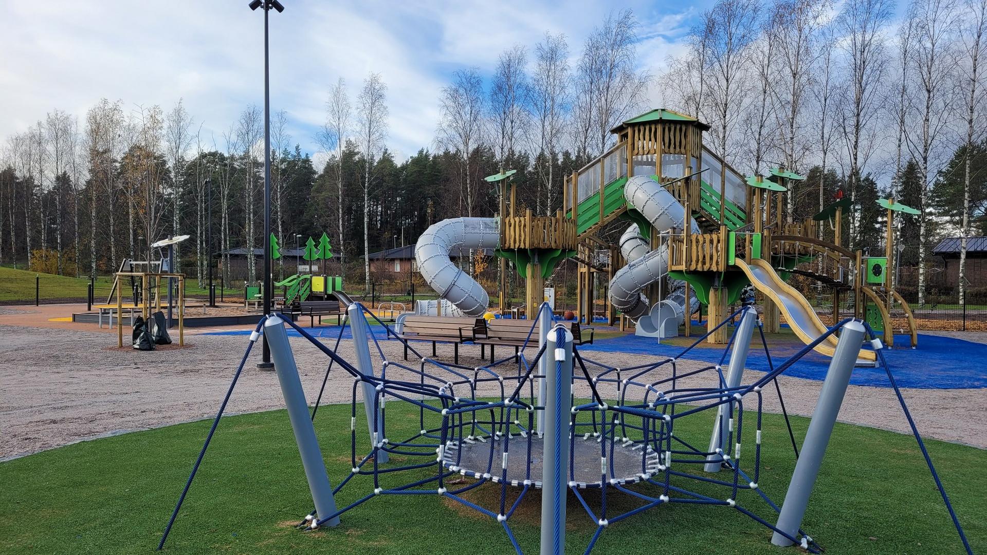 Suvituulenpuiston leikkipaikka.