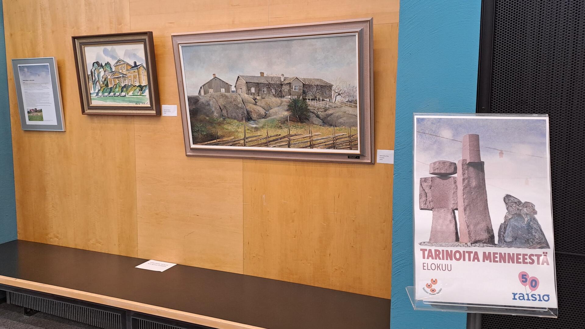 Tarinoita menneestä -näyttely Kirjastotalolla