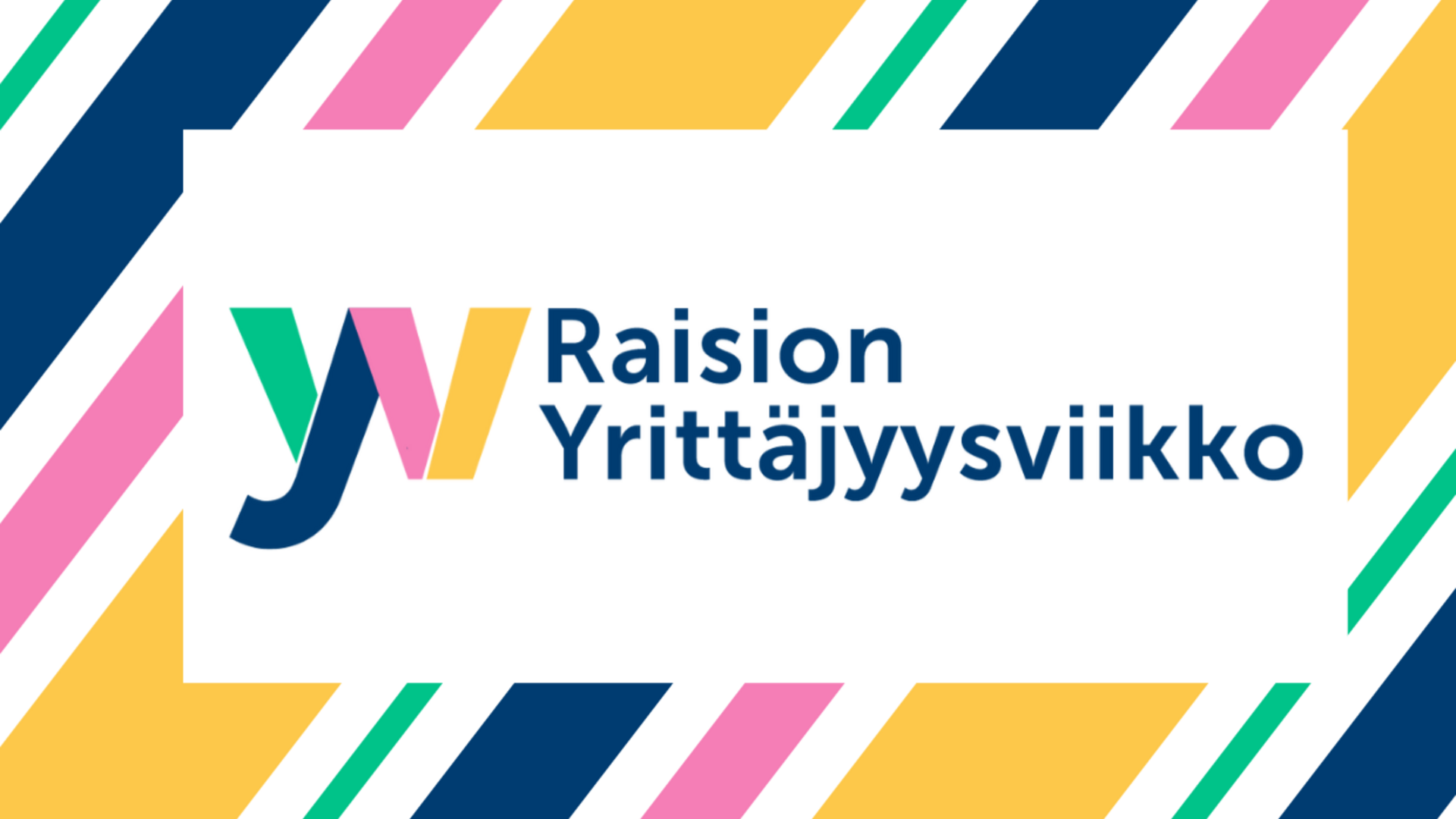 Yrittäjyysviikon banneri