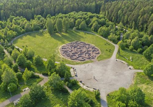 Karmelinpuiston kivilabyrintti