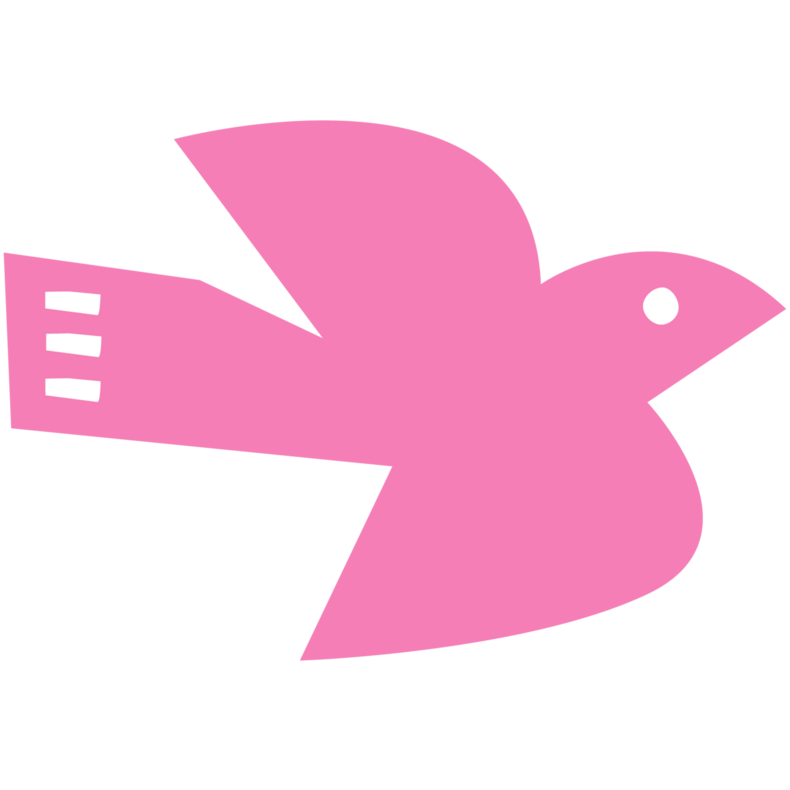 pinkki lintu